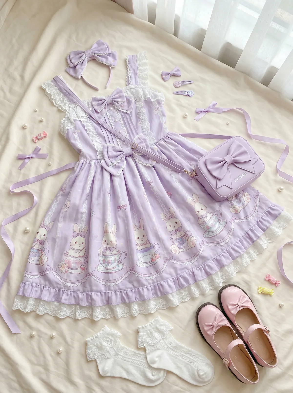 田中宁宁 Lolita穿搭灵感分享